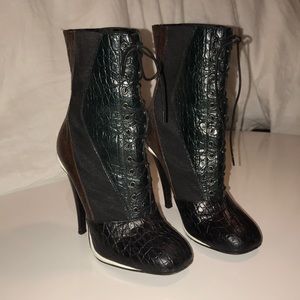 Fendi leather boot